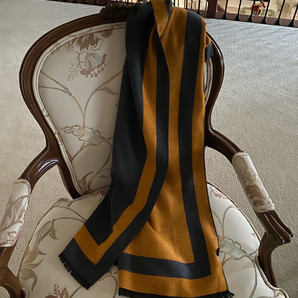 Double Sided wrap/ shawl - 24” x 76”